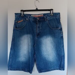 Vinatge Y2k Brooklyn Xpress Baggy Jean Shorts